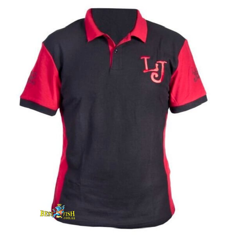 Футболка-поло Lucky John червоно-чорна XL (AM-7501-04XL) Футболка-поло Lucky John червоно-чорна XL (AM-7501-04XL)