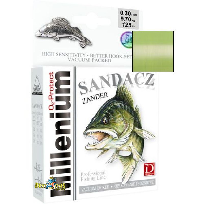 Волосінь Dragon Millenium Sandacz 125 м 0.30 мм 9.70 кг (PDF-33-08-830) Волосінь Dragon Millenium Sandacz 125 м 0.30 мм 9.70 кг (PDF-33-08-830)