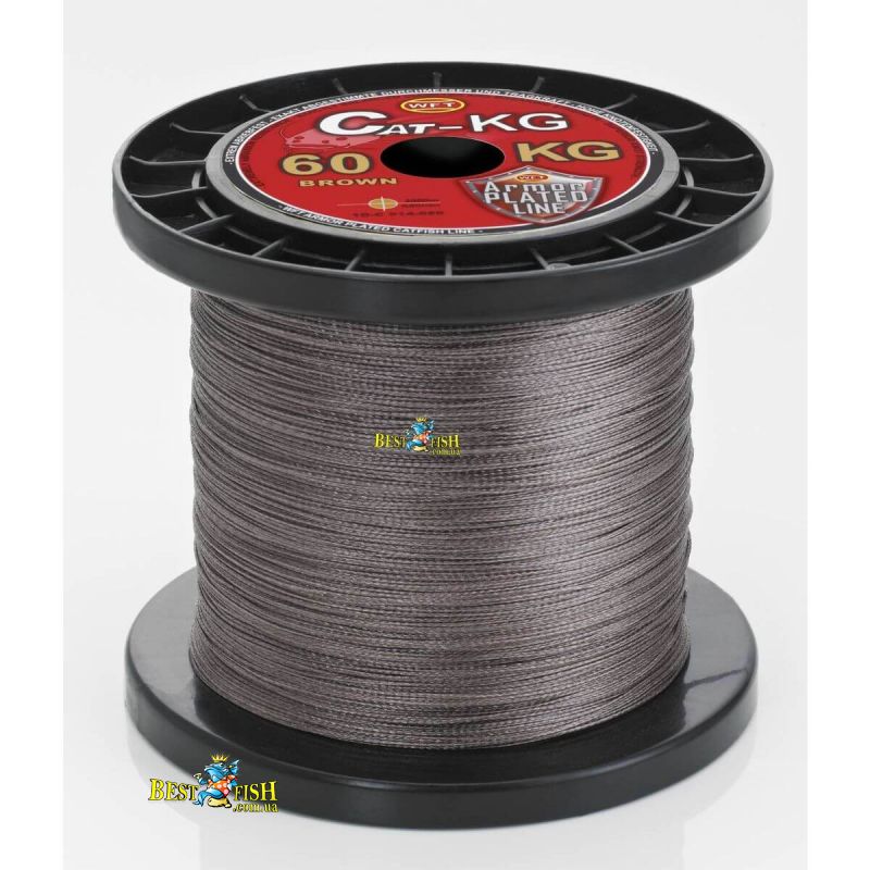 Плетеный шнур WFT Cat Brown 0,40мм 35кг 3000м Плетеный шнур WFT Cat Brown 0,40мм 35кг 3000м