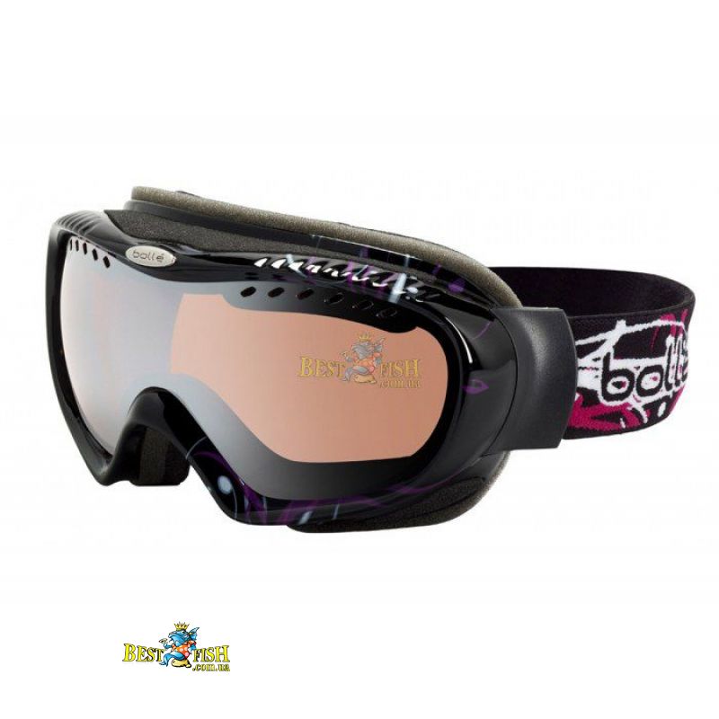 Маска Bolle Simmer Black Flower / Vermillon Gun Маска Bolle Simmer Black Flower / Vermillon Gun