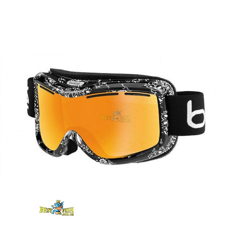 Маска Bolle Monarch Black Bandana / Citrus Gold Маска Bolle Monarch Black Bandana / Citrus Gold