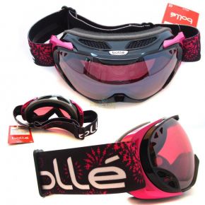Маска Bolle Duchess Black & Pink Flower / Vermillion Gun