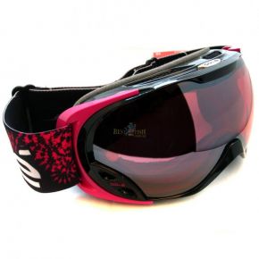 Маска Bolle Duchess Black & Pink Flower / Vermillion Gun