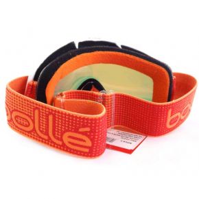 Маска Bolle Nova II Matte White & Orange / Fire Orange