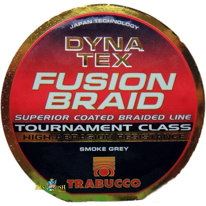 Шнур Trabucco Dyna-Tex Fusion Braid 100m 0.20mm 11.34kg напівпрозорий Шнур Trabucco Dyna-Tex Fusion Braid 100m 0.20mm 11.34kg напівпрозорий