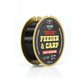 Волосінь Cralusso Feeder-Carp Fast Sinking Fluorocarbon Black 0,20mm 300m