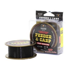 Волосінь Cralusso Feeder-Carp Fast Sinking Fluorocarbon Black 0,30mm 300m Волосінь Cralusso Feeder-Carp Fast Sinking Fluorocarbon Black 0,30mm 300m