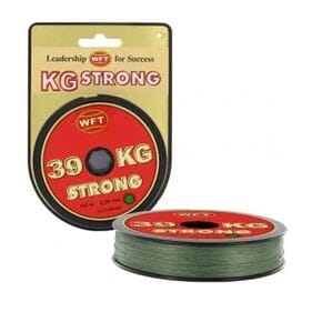Плетений шнур WFT KG Strong Green 0,25mm 39kg 300m