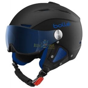 Горнолыжный шлем Bolle Backline Visor Soft Black-Blue + 1 Grey-Blue + 1 Lemon 56-58