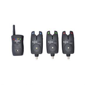 Набір цифрових сигналізаторів Carp Zoom V-Sat K-470 Bite Alarm Set 3 + 1 з пейджером