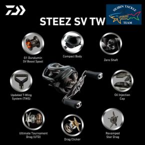 Котушка мультиплікаторна Daiwa 24 Steez SV TW 100XHL (10630315)