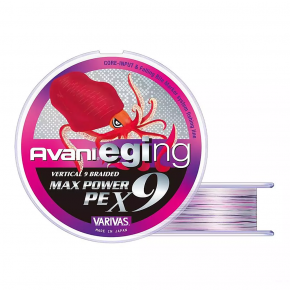 Шнур Varivas Eging Max Power PE X9 200m 23LB 10.3kg 0.165mm #1 (2356486)