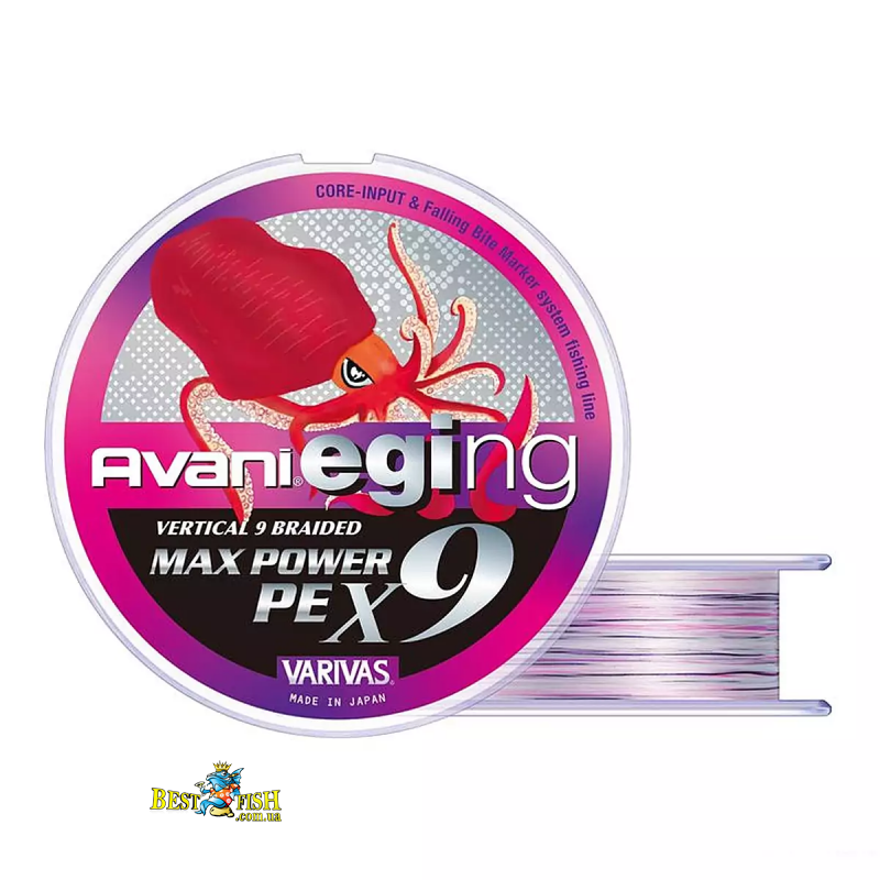 Шнур Varivas Eging Max Power PE X9 200m 23LB 10.3kg 0.165mm #1 (2356486) Шнур Varivas Eging Max Power PE X9 200m 23LB 10.3kg 0.165mm #1 (2356486)