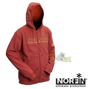 Куртка Norfin HOODY RED (теракот) 71100