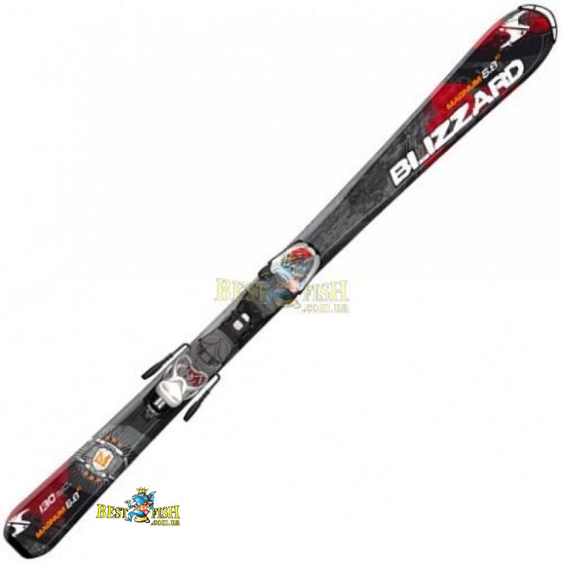 Горные лыжи Blizzard Magnum IQ JR + IQ 4.5 (70-120) Anthracite-Red-White 080 Горные лыжи Blizzard Magnum IQ JR + IQ 4.5 (70-120) Anthracite-Red-White 080