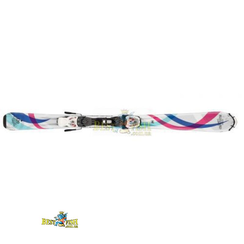 Горные лыжи Blizzard Viva IQ JR + IQ 4.5 (70-120) White-Pink-Blue 080 Горные лыжи Blizzard Viva IQ JR + IQ 4.5 (70-120) White-Pink-Blue 080