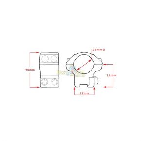 Аксесуари Hawke Кільця Matchmount 1 "/ 9-11mm / Low Аксесуари Hawke Кільця Matchmount 1 "/ 9-11mm / Low