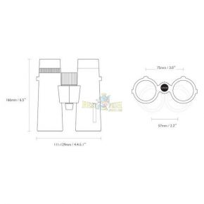 Бинокль Hawke Sapphire Open Hinge ED 10x43 (Black)