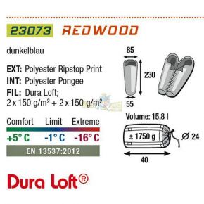 Спальный мешок High Peak Redwood / +1°C (Right) Спальный мешок High Peak Redwood / +1°C (Right)