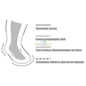 Носки GM Sport Kids Mountain Soft Cotton Overcalf 13