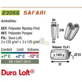 Спальный мешок High Peak Safari / +2°C (Left) Спальный мешок High Peak Safari / +2°C (Left)