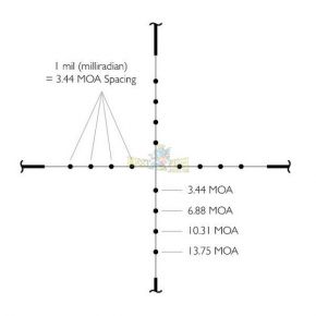 Приціл оптичний Hawke Vantage 2-7x32 AO (Mil Dot)