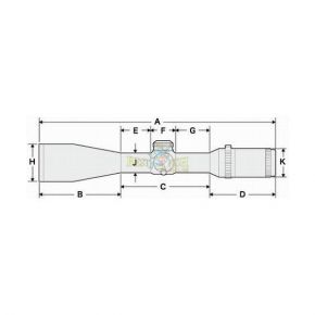 Прицел оптический Hakko Superb 30 4-16x50 (4A IR Cross R/G)
