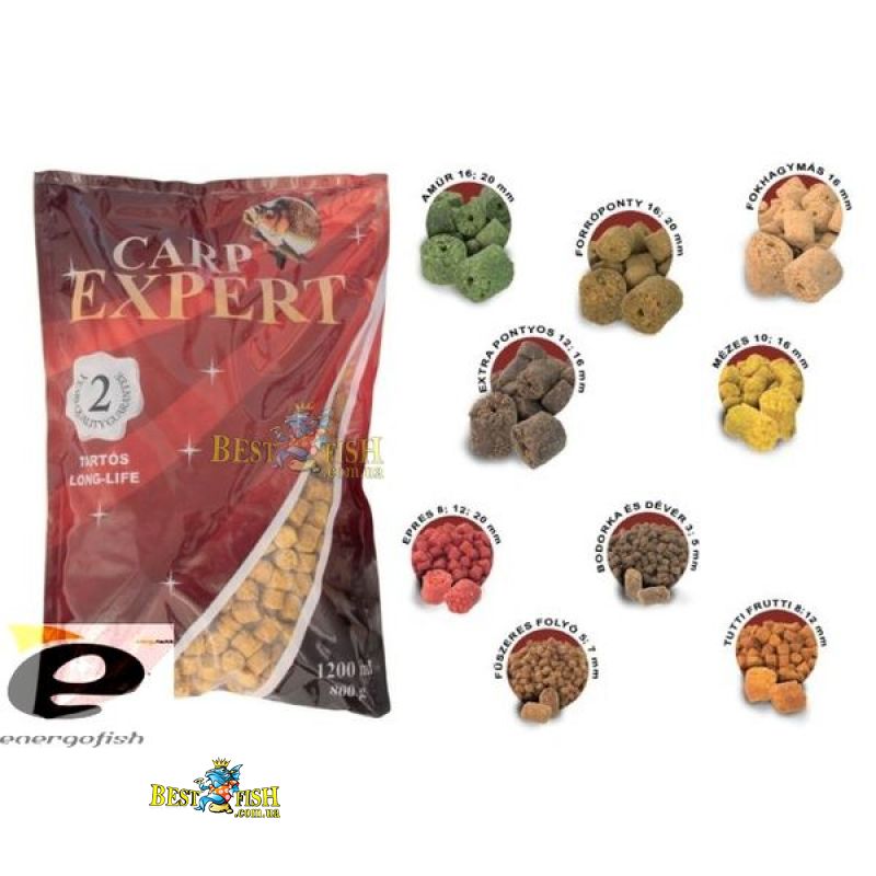 Пелети Carp ExpertPELLET 16mm 800g SCOPEX насадок Пелети Carp ExpertPELLET 16mm 800g SCOPEX насадок