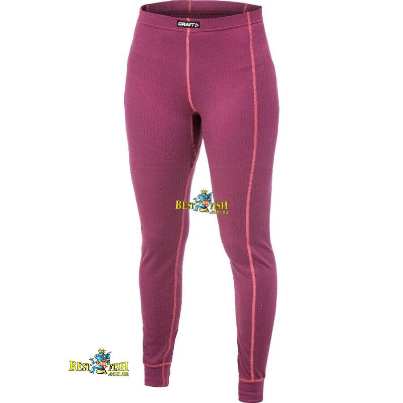 Термокальсони жіночі Craft Active Long рожеві / червоні шви Термокальсони жіночі Craft Active Long рожеві / червоні шви