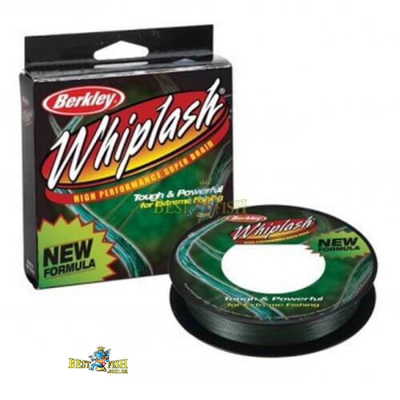 Шнур Berkley Whiplash Pro Green 0,24mm 37,80kg 110m Шнур Berkley Whiplash Pro Green 0,24mm 37,80kg 110m