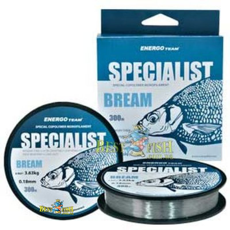 Волосінь Energo Team SPECIALIST BREAM 0,25 mm 300m Волосінь Energo Team SPECIALIST BREAM 0,25 mm 300m
