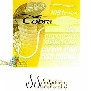 Крючки Cobra BEAK GOLD 008