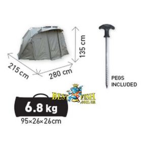 Намет коропова Carp Zoom Carp Expedition Bivvy 1, 280x215x135cm