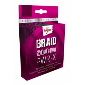 Плетений шнур Carp Zoom PWR-X braided line 0,10mm 120m 6,8кг сірий Плетений шнур Carp Zoom PWR-X braided line 0,10mm 120m 6,8кг сірий