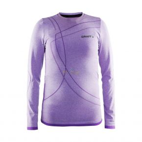 Терморубашка детская Craft Active Comfort RN LS сиреневая