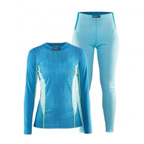 Комплект термобелья женский Craft Active Multi Set голубой Комплект термобелья женский Craft Active Multi Set голубой