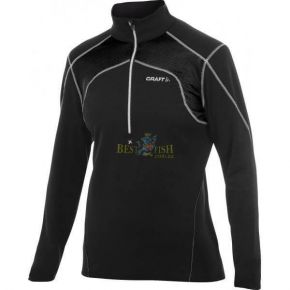 Пуловер жіночий Craft Boddymapped Half Zip Pullover чорний