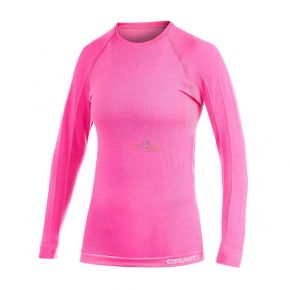 Терморубашка жіноча Craft Warm CK Wool Round Neck рожева