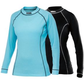 Комплект терморубашек женский Craft Active Multi 2-pack Colourblock Tops голубой/черный Комплект терморубашек женский Craft Active Multi 2-pack Colourblock Tops голубой/черный