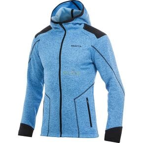 Толстовка Craft Warm Hood Jacket блакитна