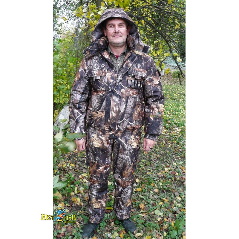 Костюм зимний с мембраной "дышащий" Morgan расцветка Дубок 07 коричневый Костюм зимний с мембраной "дышащий" Morgan расцветка Дубок 07 коричневый