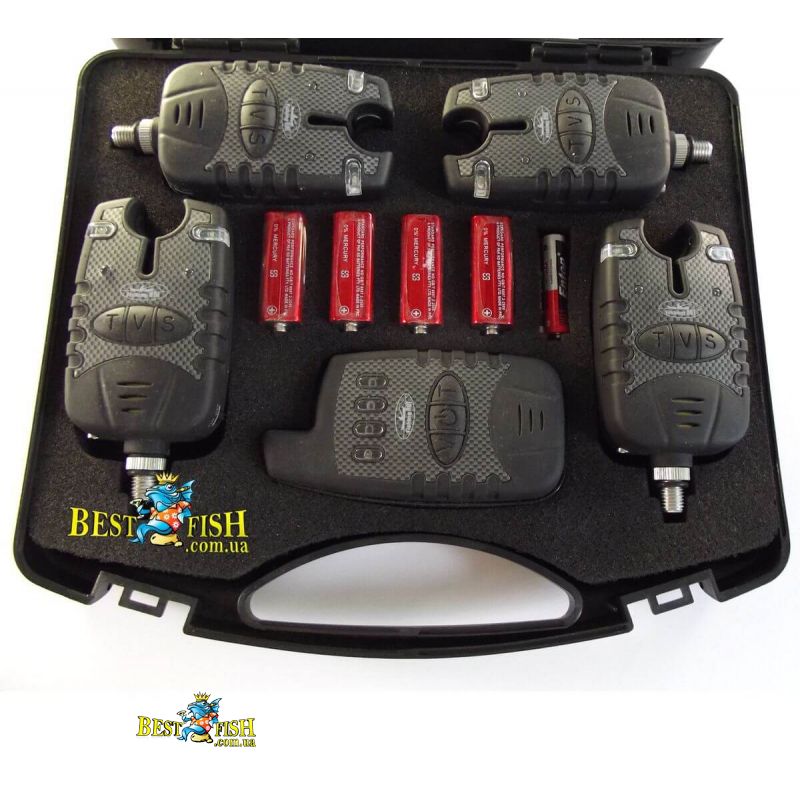 Набір сигналізаторів клювання Fishing Roi 4 + 1 Набір сигналізаторів клювання Fishing Roi 4 + 1