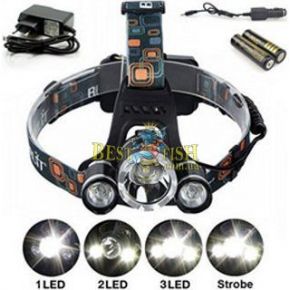 Налобний ліхтар Bailong Police RJ-3000-T6