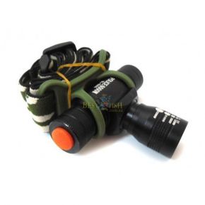 Налобний ліхтарик Bailong Police BL-6660 + Камуфляжний чохол