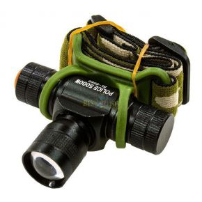 Налобний ліхтарик Bailong Police BL-6660 + Камуфляжний чохол