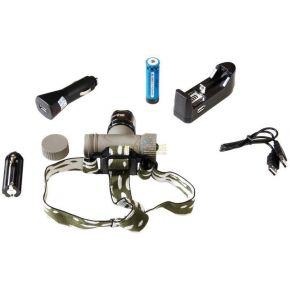 Ультрафіолетовий налобний ліхтарик Bailong Police BL-6866 Ультрафіолетовий налобний ліхтарик Bailong Police BL-6866