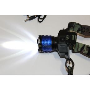 Ультрафиолетовый налобный фонарь Bailong Police Bl-6902