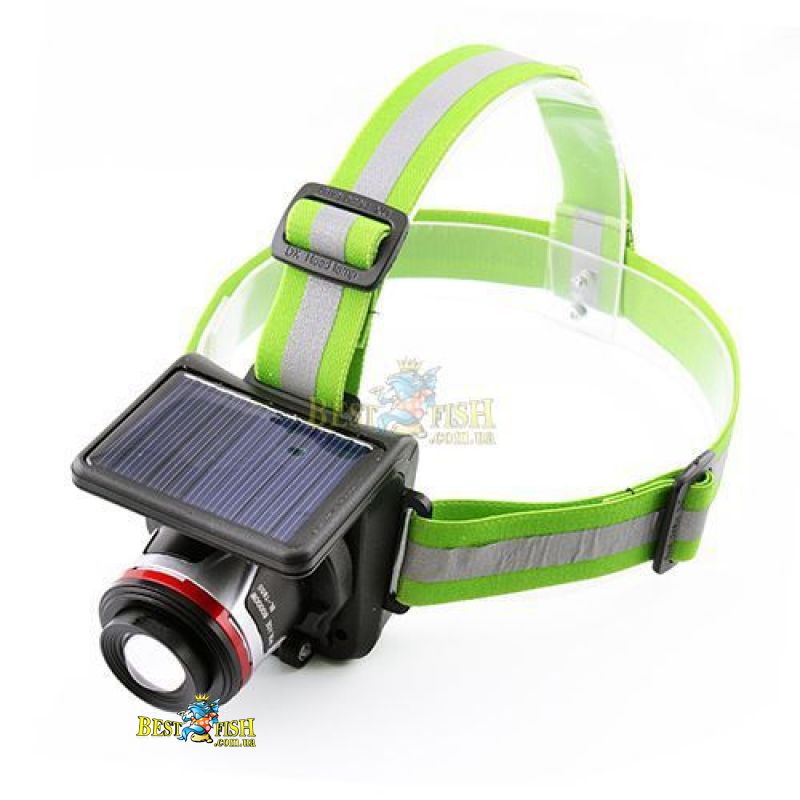 Налобний ліхтар Bailong Police BL-T855 + сонячна батарея Налобний ліхтар Bailong Police BL-T855 + сонячна батарея