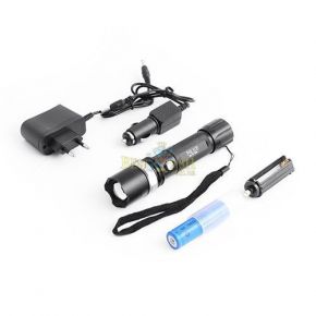 Фонарик Bailong Police BL-T8629 30000W (Cree) Синий свет