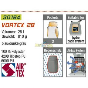 Рюкзак High Peak Vortex 28 (Blue/Dark Grey)
